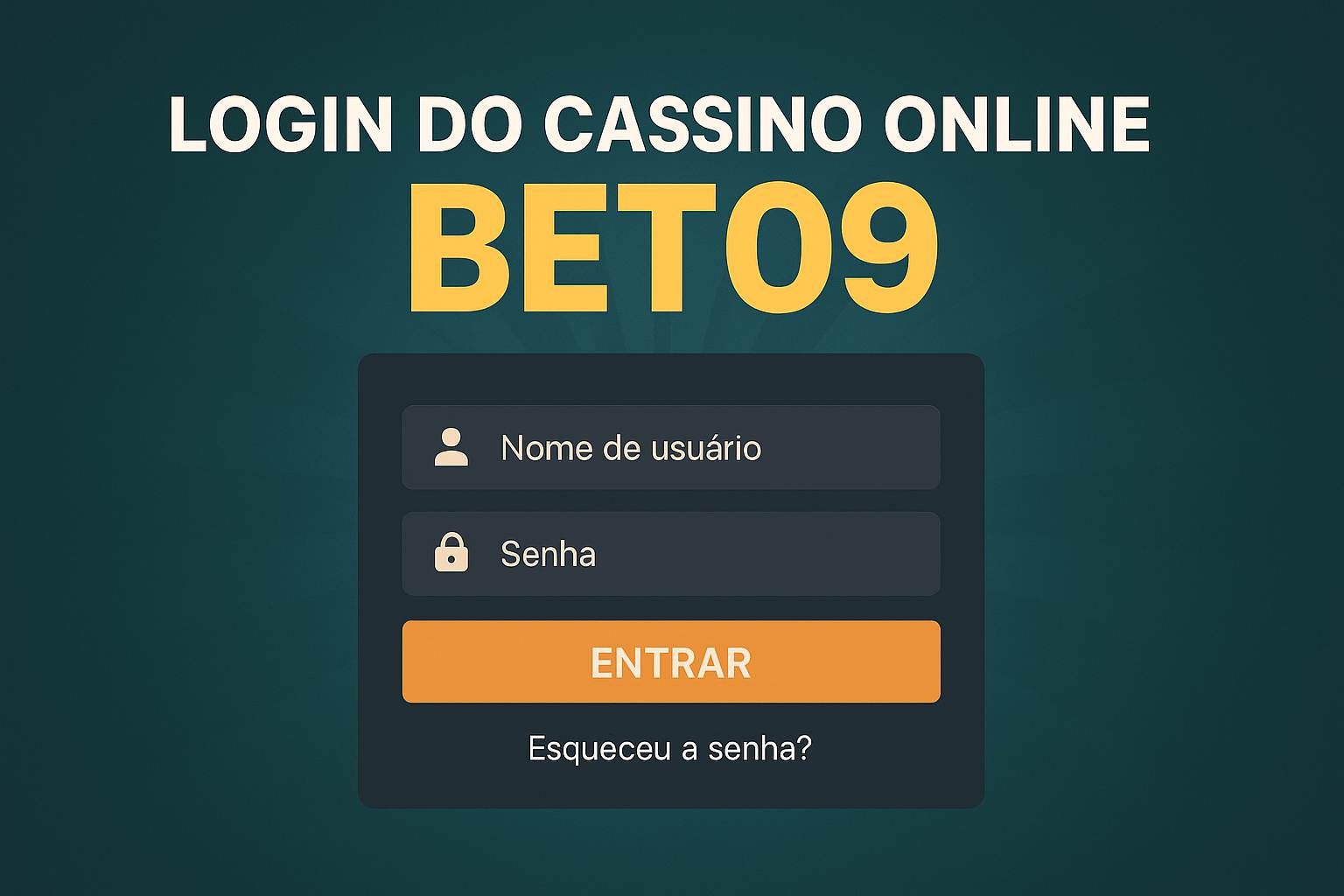 Login no Cassino BET09